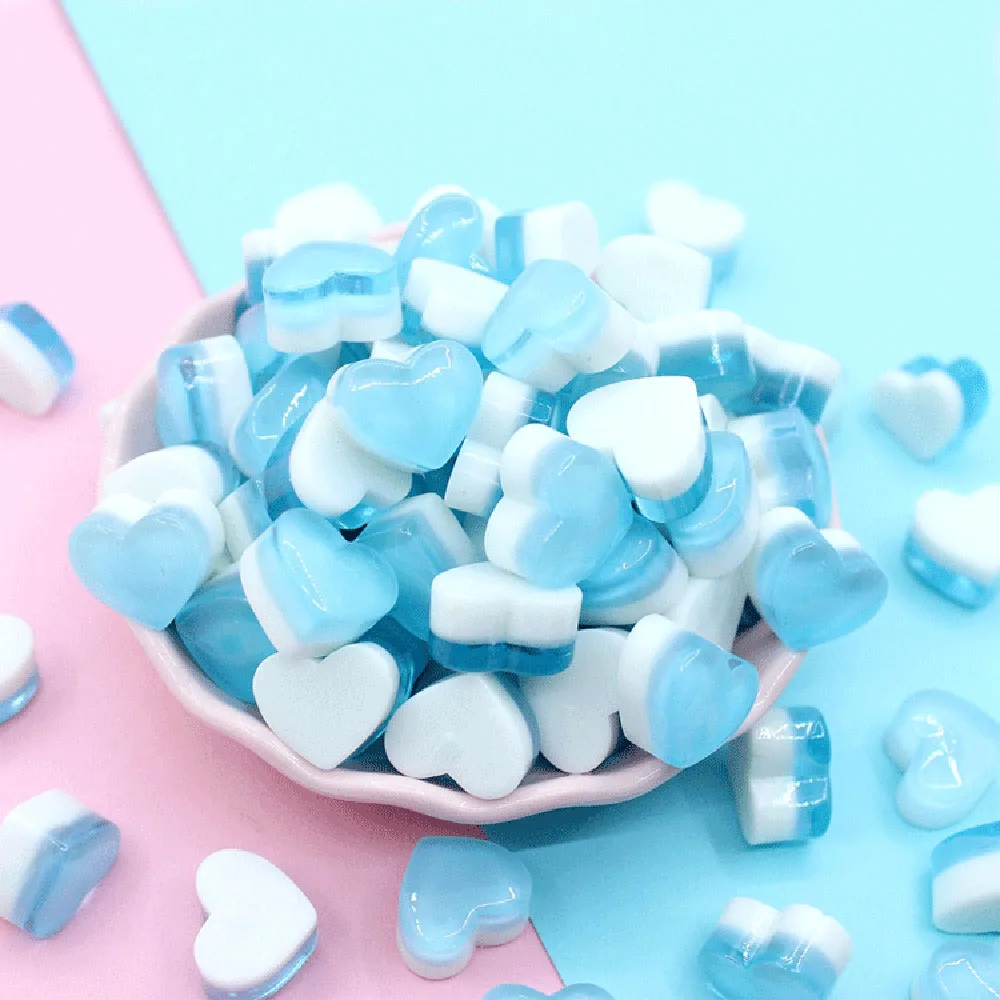 10 шт. милые слаймы DIY в форме сердца конфет аксессуары для чехла телефона
