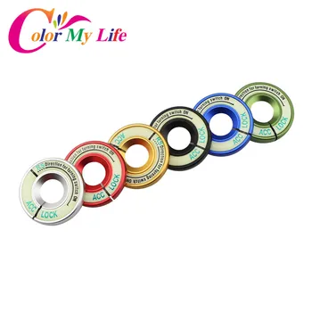 

Color My Life Car Aluminum Alloy Ignition Switch Decoration Key Ring Sticker Case for Skoda Octavia Fabia YETI Rapid Accessories
