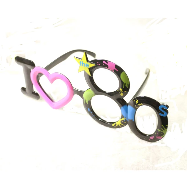 Party Accessory Decoration Novelty Party Glasses I Love 80's Sunglasses
