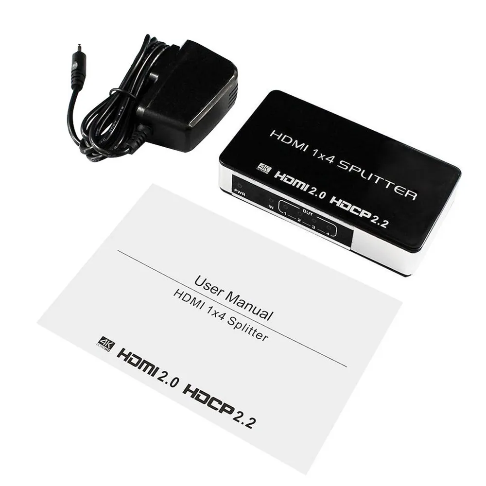 Сплиттер HDMI 2 0 4K 60 Гц 1x2 1x4 1X8 поддержка HDCP сплиттер для Apple TV PS4|splitter 1x2|hdmi splitter 2.0hdmi |