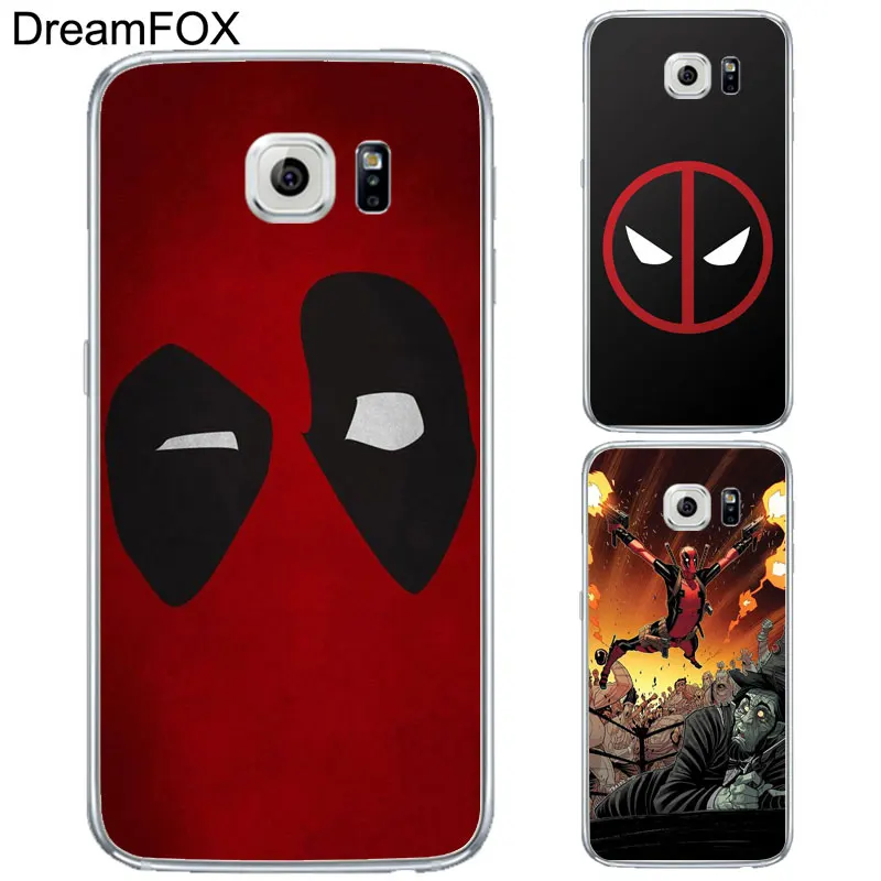 DREAMFOX L143 Дэдпул Мягкий ТПУ силиконовый чехол для samsung Galaxy S5 S6 S7 S8 S9 S10 S11 5G S11E S10E Lite Edge