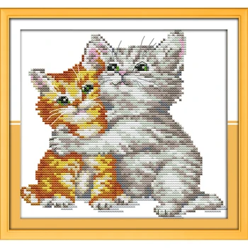 

Everlasting Love Love Each Other Chinese Cross Stitch Kits Ecological Cotton Stamped 11CT DIY Gift New Year Decorations For Home
