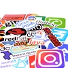 50 pièces/paquet programmation langue autocollant Internet Java JS Php Html nuage Docker Bitcoin APP autocollants pour ordinateur portable voiture autocollant bricolage ► Photo 2/6