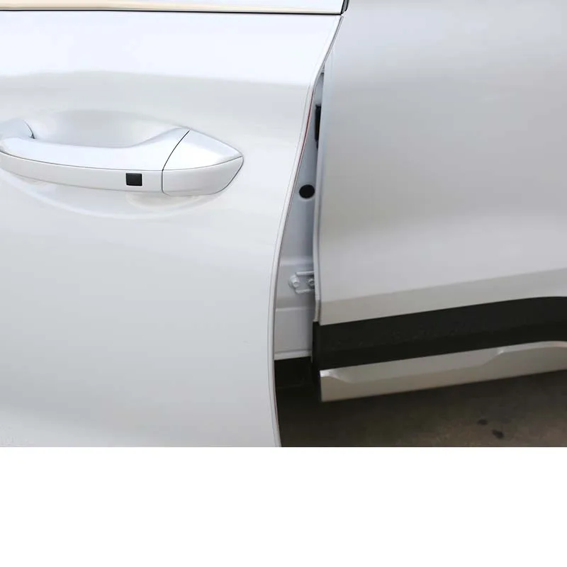 Lsrtw2017 ПВХ край двери автомобиля анти-столкновения полосы для hyundai Santa Fe 4-го поколения