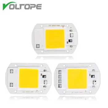 

LED COB chip lamp LED Chip 220V 20W 30W 50W Input IP65 Smart IC integrated Driver for flood light no need driver to DIY