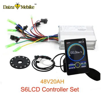 

48V 20V 500W Sine Wave Controller S6LCD display Meter PAS Set E-bike Conversion kit Dual Mode Hall Sensor MTB Ebike Parts
