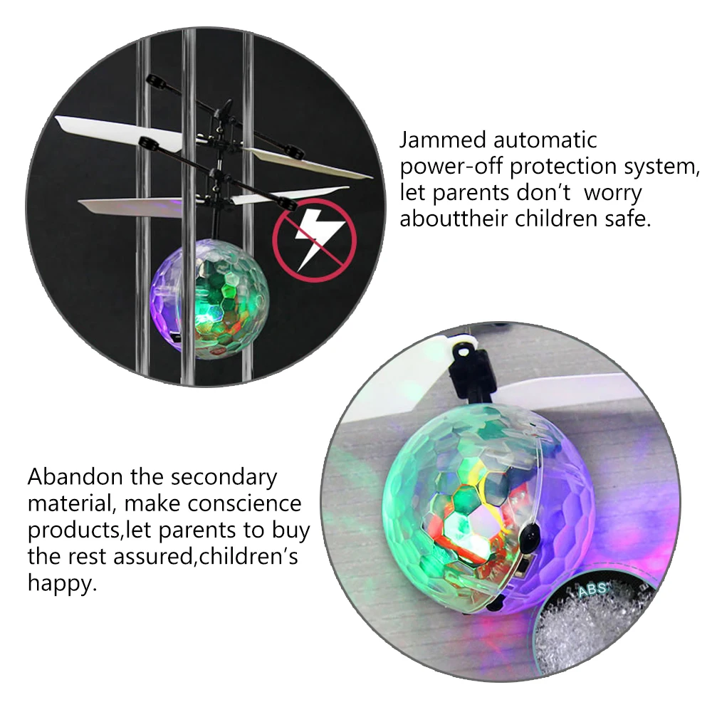 Летающий шар светящееся освещение мини вертолет светодиодный светильник Новинка пульт дистанционного управления освещением электронный