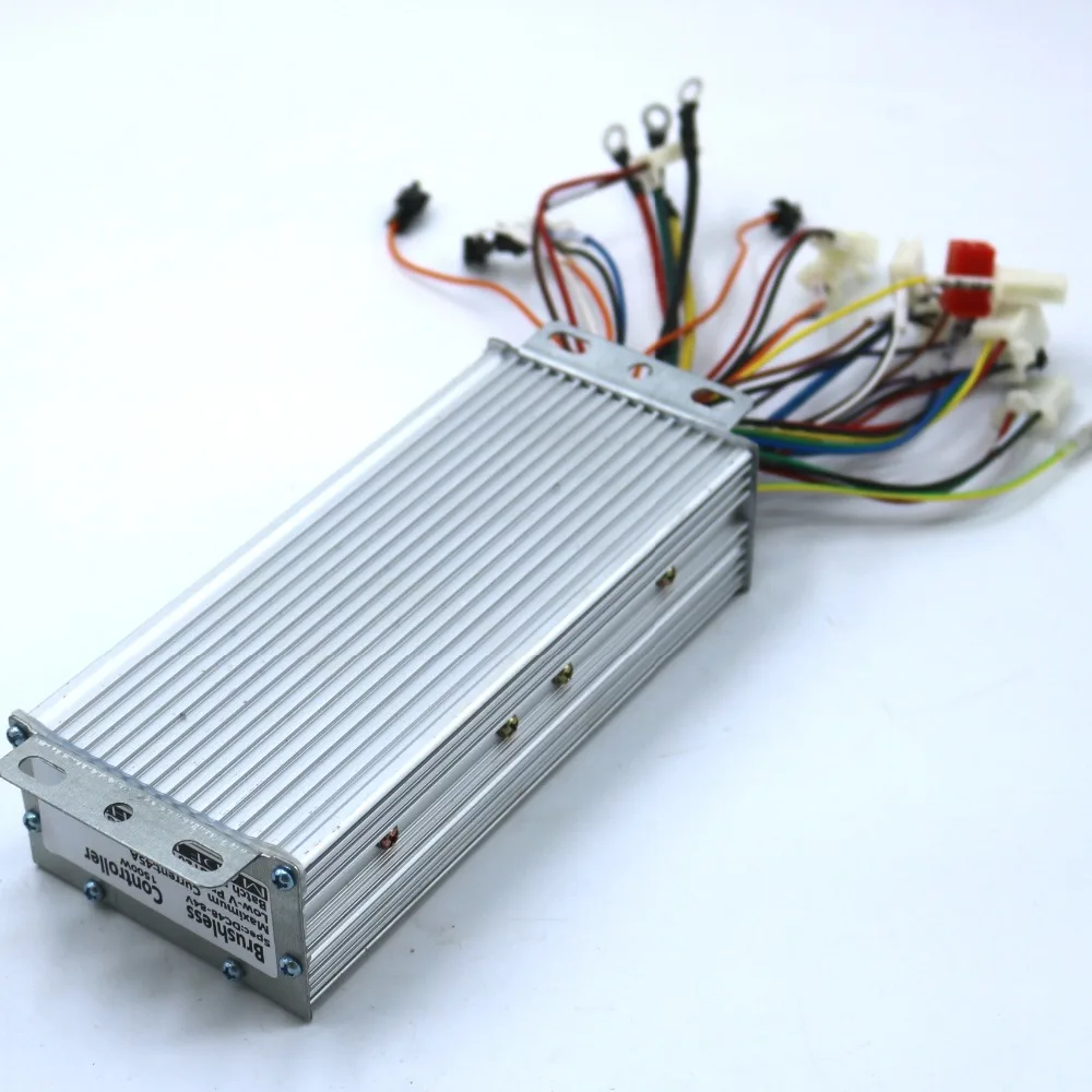 Discount 48V-84V 1000W 45Amax BLDC motor controller, E-bike brushless speed controller, compatible for sensor/sensorless motors 2