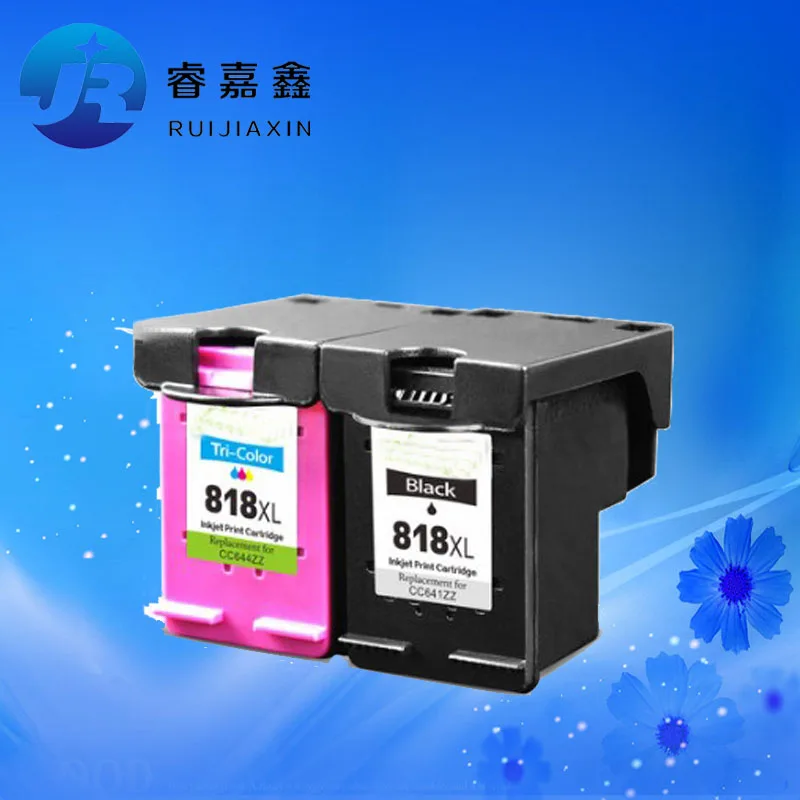 High quality 818 818XL ink cartridge compatible for Hp D1668 D2568