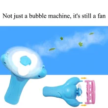 Летние забавные волшебный пузырь воздуходувы машина устройство для мыльных пузырей мини вентилятор Дети Открытый Toys3.15