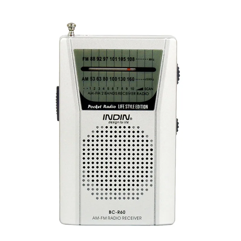 Portable Pocket Universal Radio AM/FM Receiver Built in Speaker High