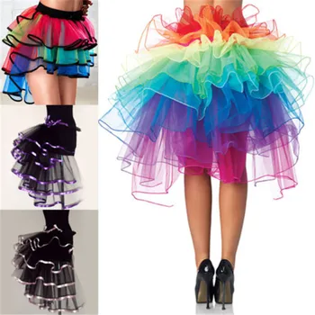 

2019 Tulle Skirts Womens High Quality Elastic Stretchy Tulle Teen Layers Summer Womens Adult Tutu Skirt Pleated Mini Skirts W3