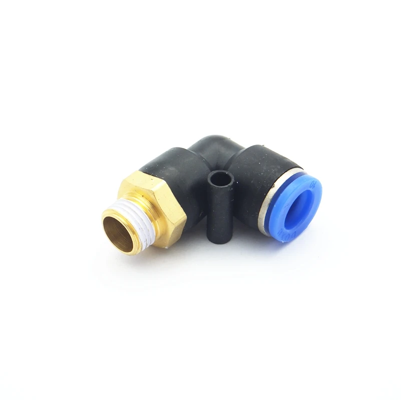 

10mm Tube To 1/4" BSP Male Thread Elbow One-Touch Coupling Pneumatic Push Pipe Fitting Tube Connector For Pneumatic Pipes