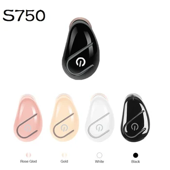 

JRGK Wireless Bluetooth Earphone Mini Mono Portable earpiece Single Hidden Business Earpiece Invisible Ear Phones for iPhone 8 x