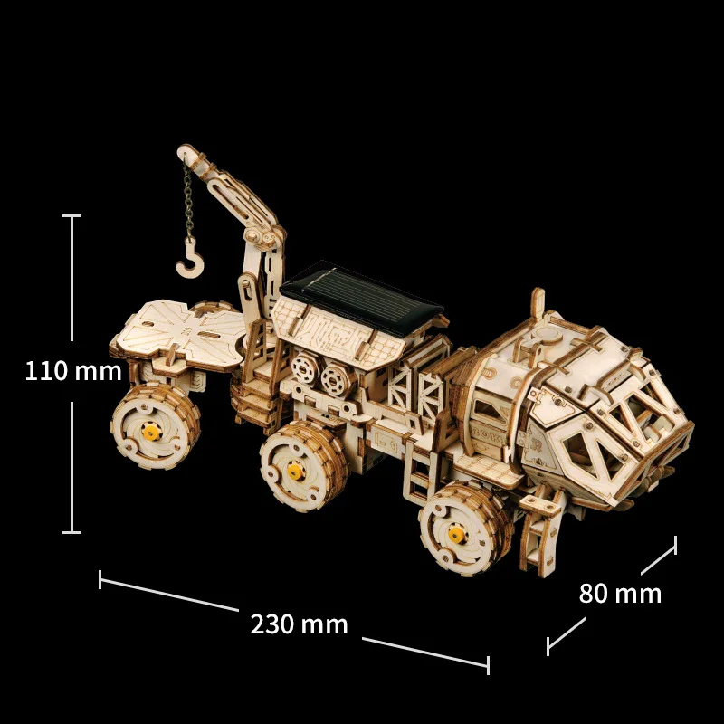 Moon Buggy любопытство дух Discovery Rover подвижный 3D деревянные головоломки игрушки