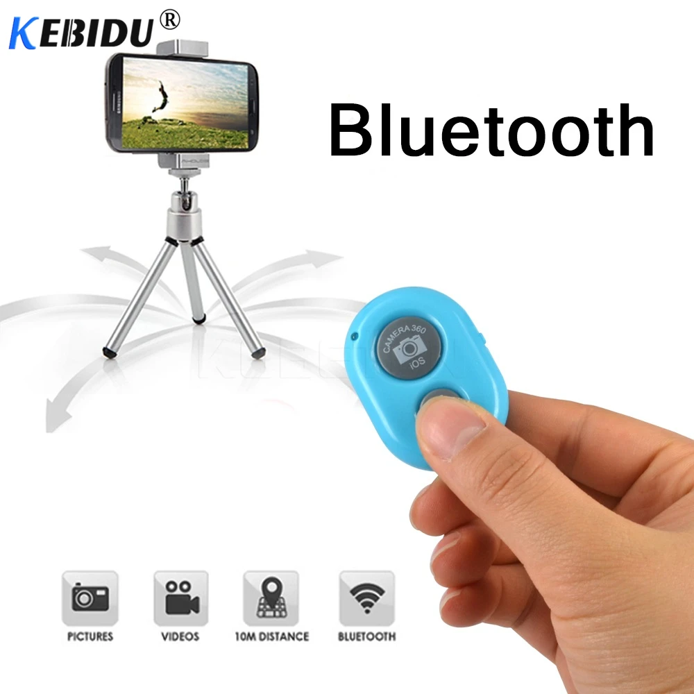 

kebidu Wireless Bluetooth Self Timer Shutter Release Button for iPhone selfie stick Shutter Wireless Remote Control for Huawei