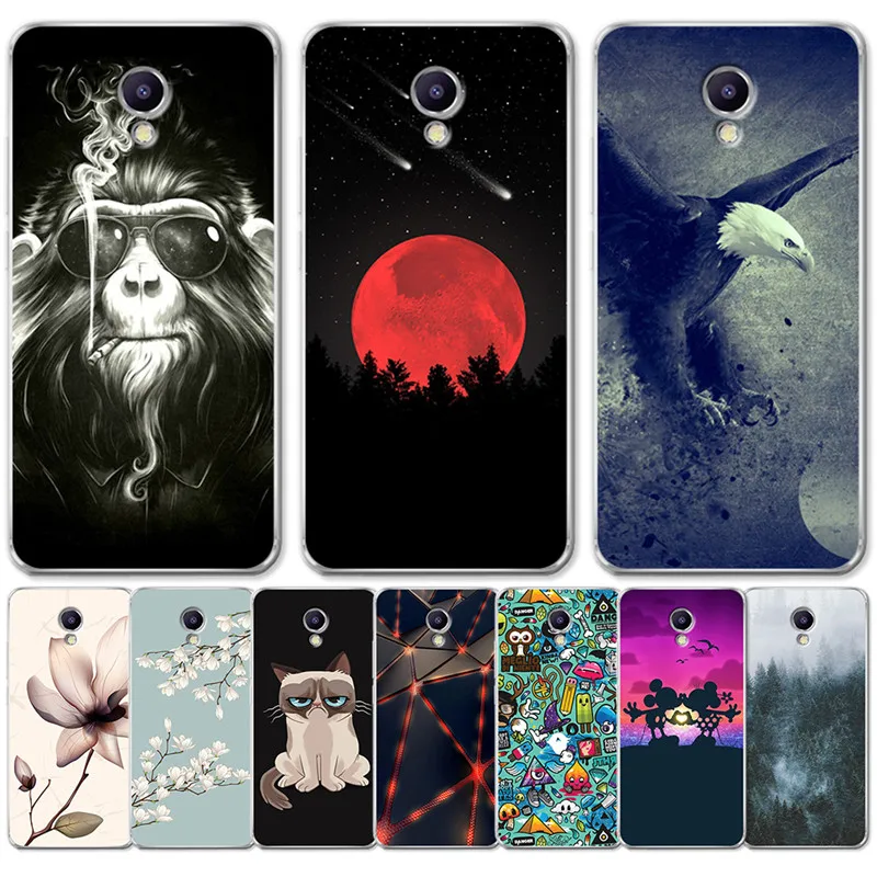 

Luxury animal Flower pattern For Meizu M3S M5 M5S M5C M6 M3 M5 M6 Note U10 U20 phone Case Cover Coque Etui capa Floral