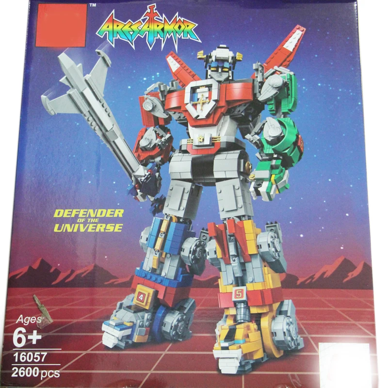 Фильм Материал серия в Voltron King защитник Вселенной Набор Lego строительных блоков