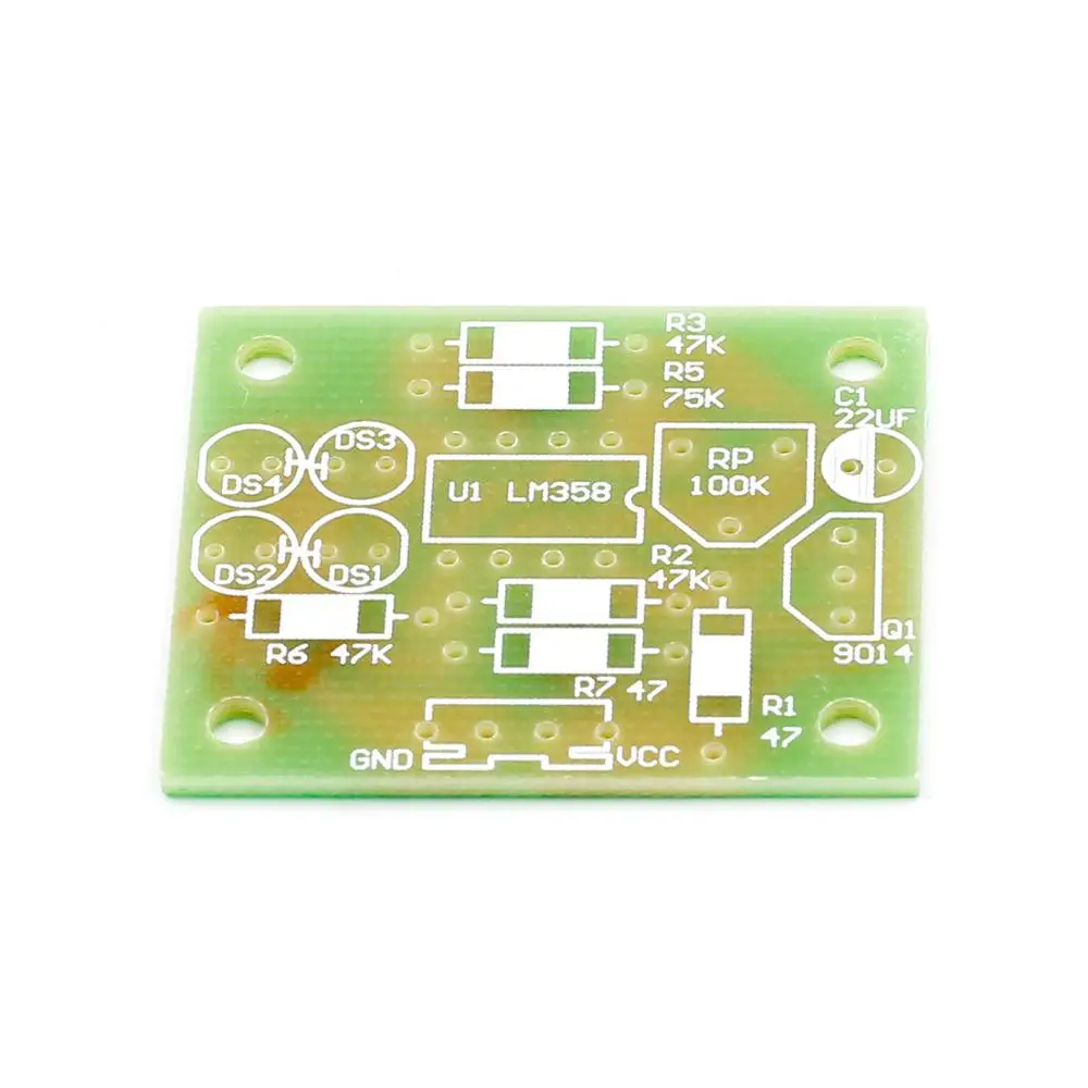 LM358 светодиодный светильник для дыхания, набор электронных комплектов для производства, набор для самостоятельной сборки деталей, дыхательный светильник, Набор для творчества, синяя мигающая лампа