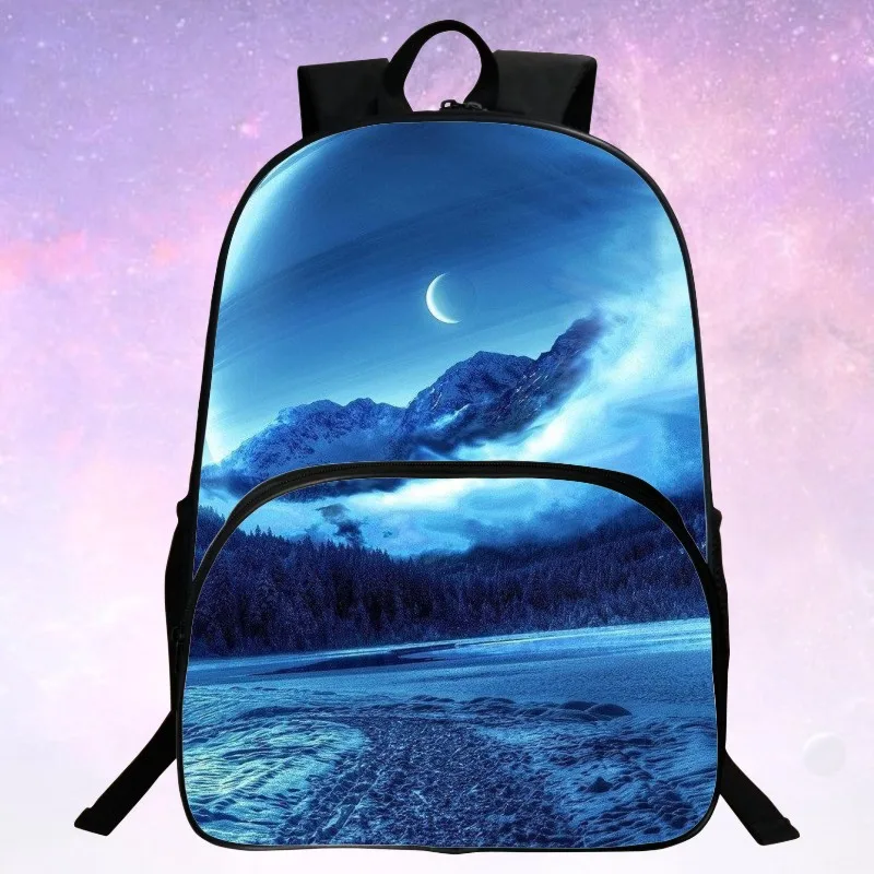 2017 Suyuer JZ Cartoon Galaxy Print School Backpack For Teeanger Girls School Bags Schoolbags Kids Children