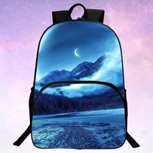 2017 suyuer JZ мультфильм Galaxy печати Школьный Рюкзак Для, девочек ранцы школьные детские Bookbags студент
