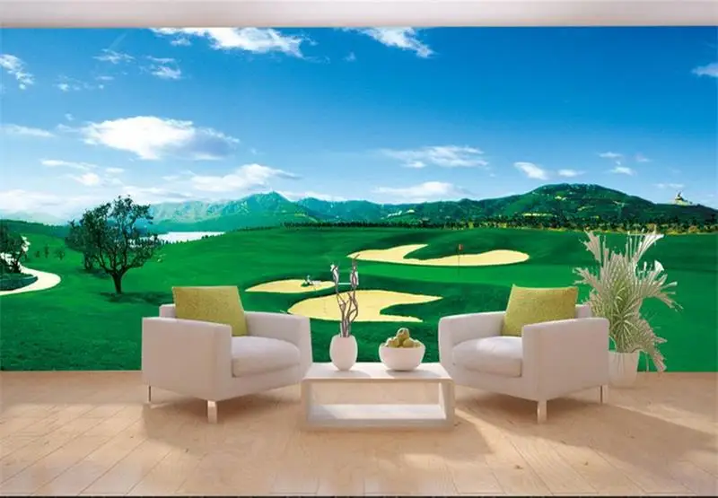 Custom mural wallpaper room 3d photo wallpaper golf course landscape
