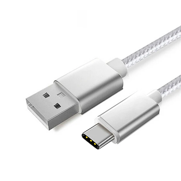 CBAOOO usb type-C кабель для samsung S9 S8 Быстрая зарядка type-C кабель для зарядки мобильного телефона USB C кабель для Xiaomi mi9 Redmi note 7 - Цвет: Silver