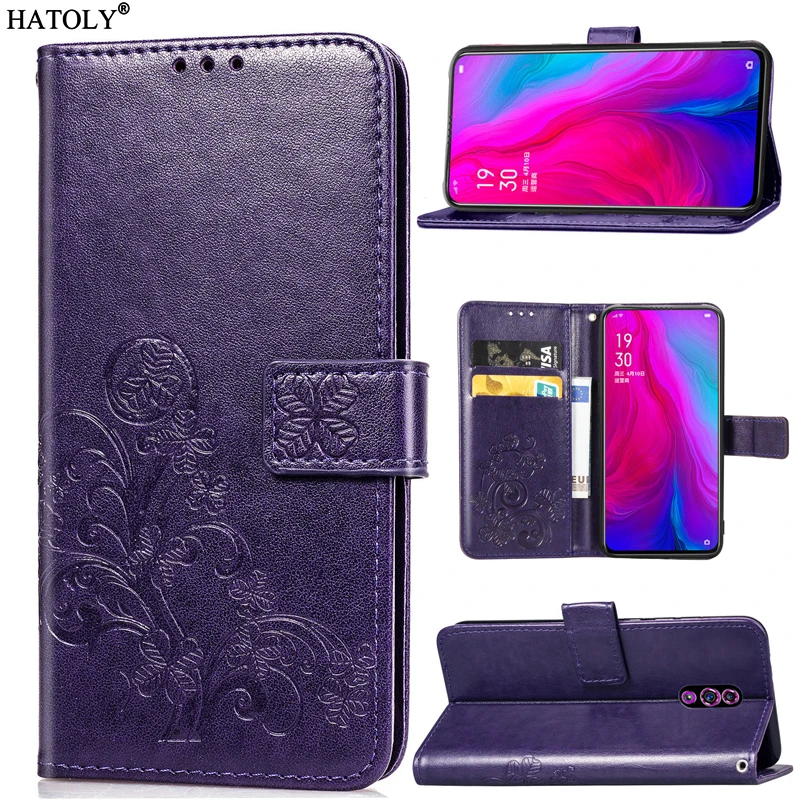 Oppo Reno Case Cover For Oppo R17 Pro R15 R11 R9S Plus Reno Flip Leather Case Phone Back Soft Wallet Case Cover For Oppo Reno