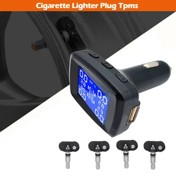 

Car TPMS Wireless Tire Pressure Monitoring System LCD + 4 Internal Sensors