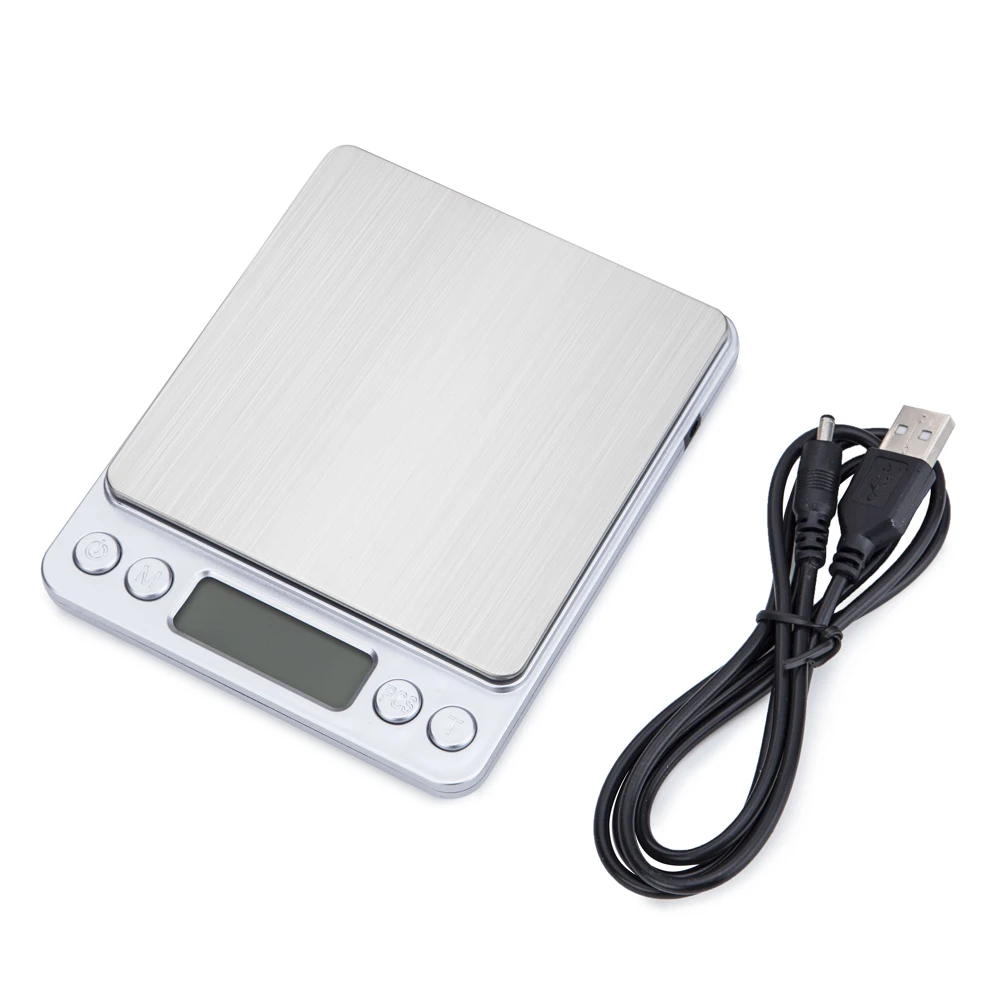 Цифровые кухонные весы с питанием от USB, 3 кг, 0,1 г, Многофункциональные кухонные весы для выпечки, приготовления пищи, бытовые весы, электронные весы