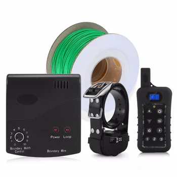 

Trainertec Electric Fence System 0.2 acres Dog Fence with Remote dog training Collar For 1/2/3 Dogs DF113R Fence Training