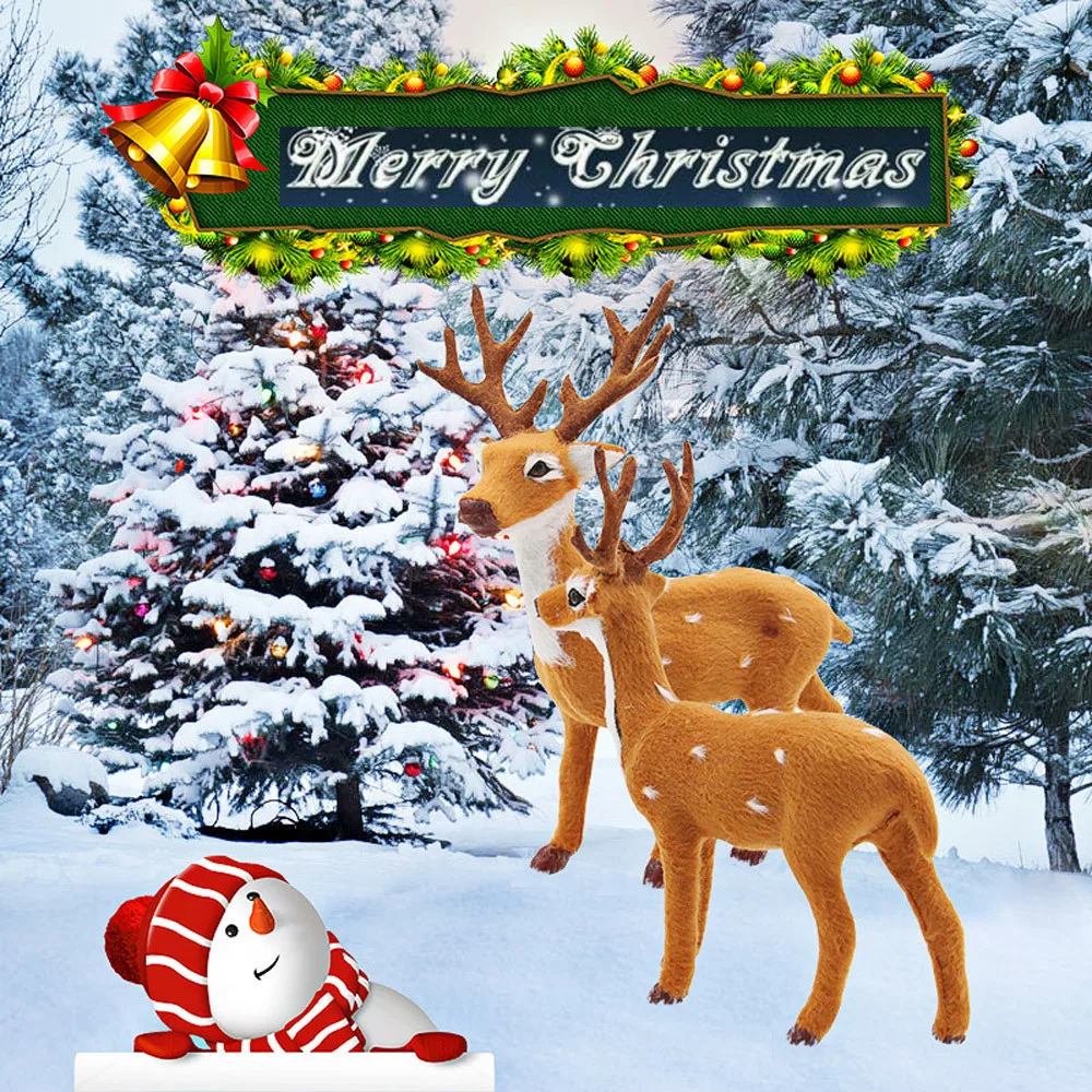 Год, Рождество, олень, олень, Санта, ремесло, олень Рождественское дерево, Декор для дома, подвесное украшение, праздничные вечерние принадлежности noel natal
