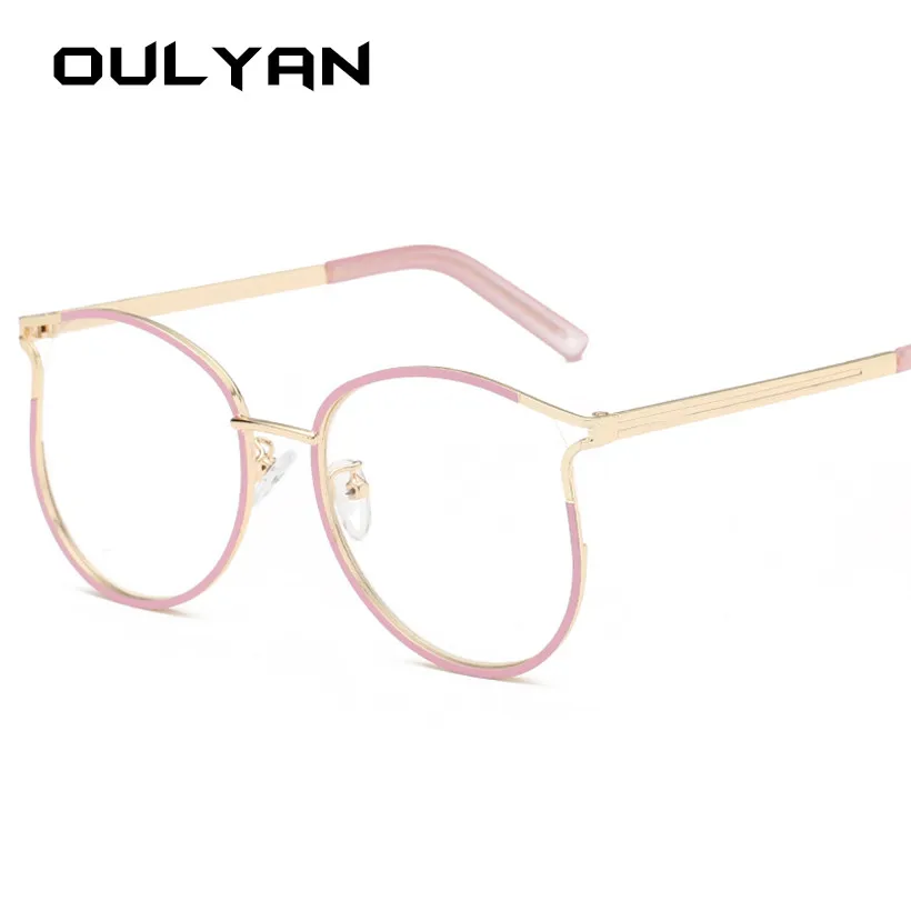 

Oulylan Classic Cat Eye Glasses Frame Women Men Transparent Lens Myopia Eyeglasses Female Clear Optical Spectacles Frames