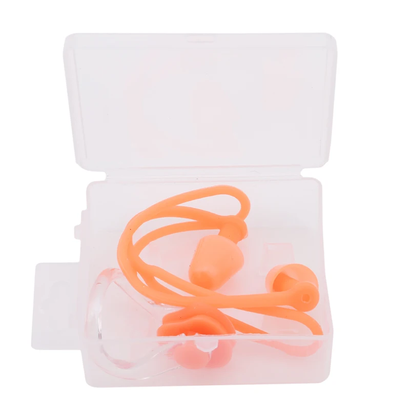 Мягкий силиконовый набор для плавания водонепроницаемый зажим для носа+ Ушная затычка для ушей полезные tapones oido аксессуары для плавания