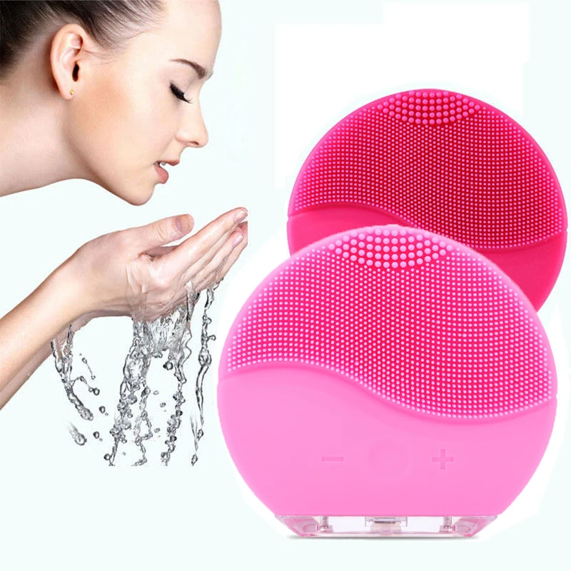 Face cleansing brush silicone Ultrasonic Electric Facial Cleansing