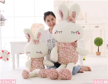 100 120cm Large Cute Rabbit Baby Soft Plush Toys Brinquedos Plush Rabbit Stuffed Toys Princess Wedding