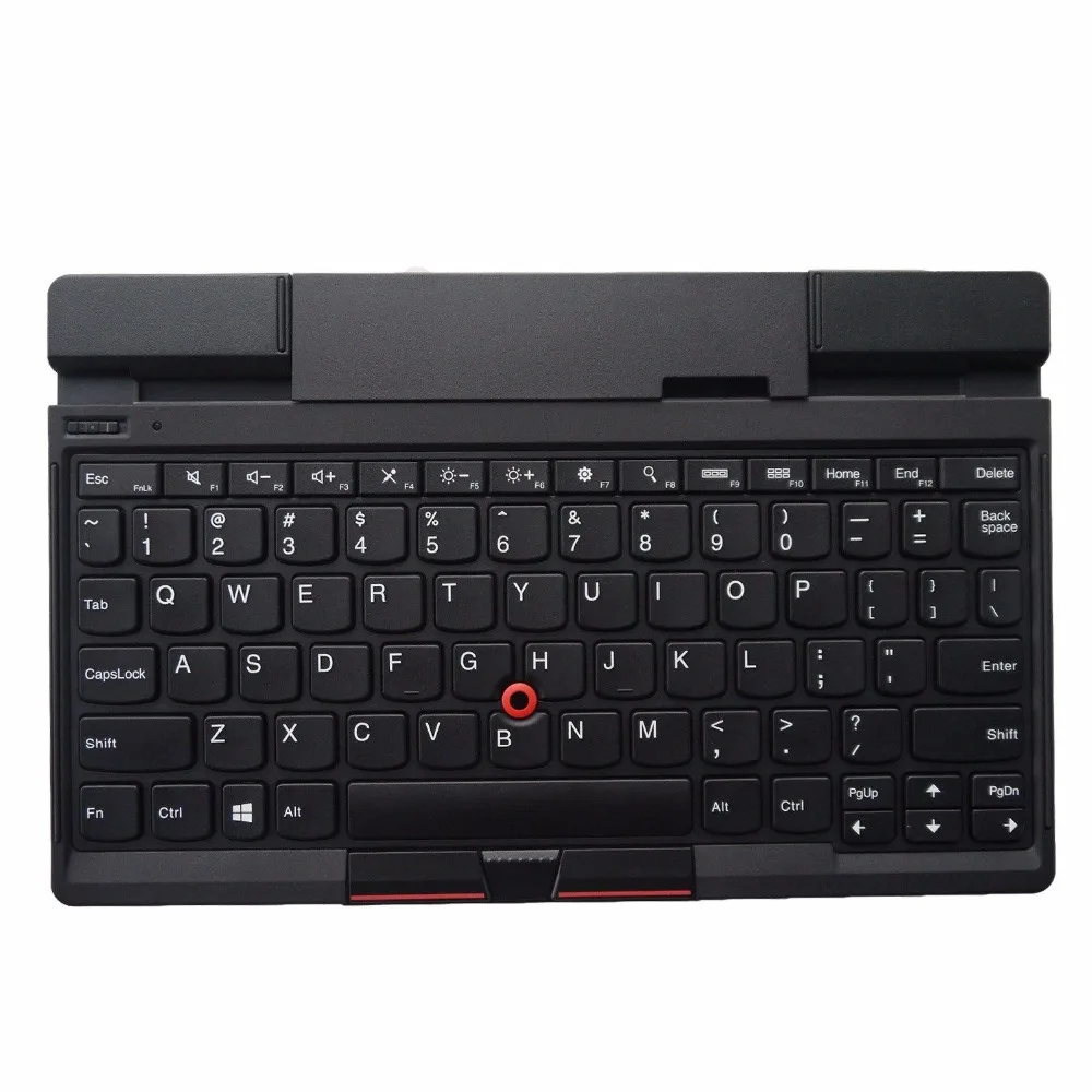 

New Original for Lenovo ThinkPad 8 10 Tablet 2 10" Bluetooth Keyboard Bracket Stand US English Built-in Battery 04Y1512