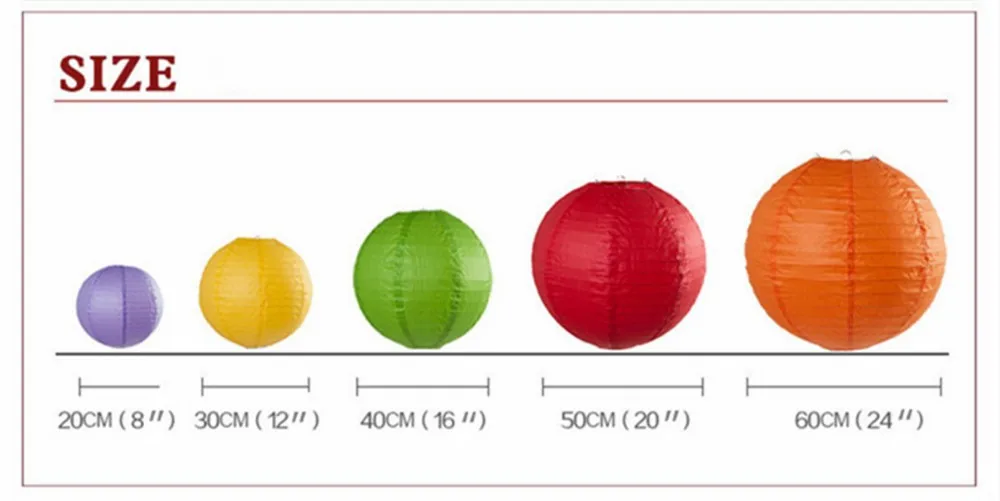 12PCS 12"(30CM) Chinese Paper Lantern White Wedding Party Decoration