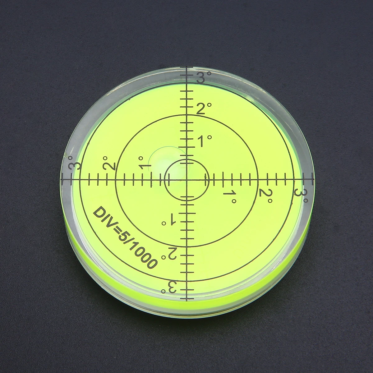 60x12mm Turnable Round Spirit Level Mini Bubble Spirit Level Measuring Tool for Level Measurement Instrument