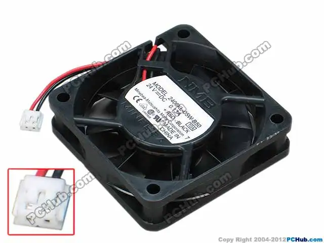 NMB MAT 2406KL 05W B50 T0A DC 24V 0.13A 60x60x15 мм вентилятор охлаждения сервера|square fan|server fandc 24v fan |