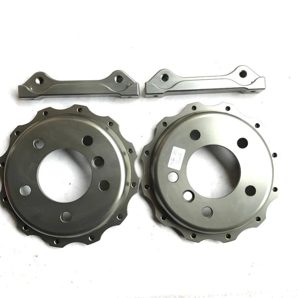 

Jekit Grey center bell and bracket adapters for BMW F30/E90 front brake kit for JK9200 brake calipers with 330*28mm grooved disc