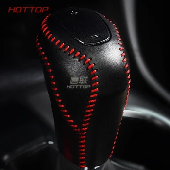 

leather shift knob handle Cover for Chevrolet Cruze 2017 2018
