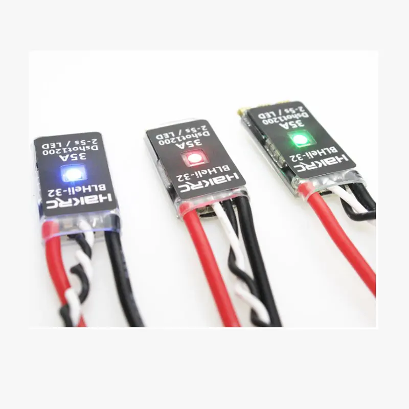 HAKRC BLHeli_32 Bit 35A 2-5S ESC Built-in LED Support Dshot1200 Multishot for RC Quadcopter Models Spare Part Frame DIY Accs