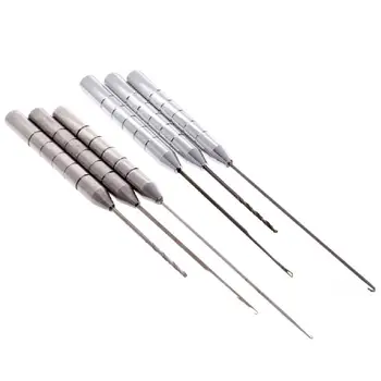 

Fishing Tools Stainless Steel 3 in 1 Combo Set Carp Fishing Rigging Bait Needle Fish Drill Tackle