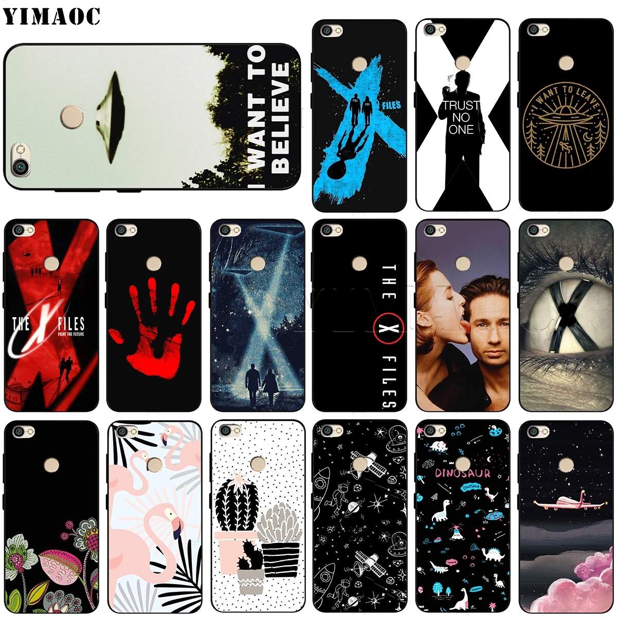 

YIMAOC The X Files I Want to Believe Case for Xiaomi Redmi Note MAX 3 6a 7 6 8 9 se 6 8 a1 a2 Lite for pocophone f1