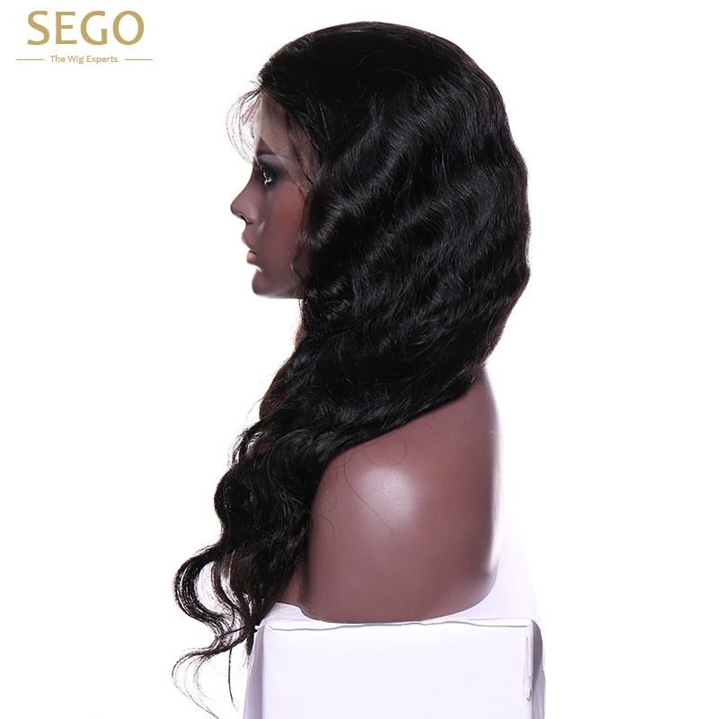 SEGO Pre Plucked 360 Lace Frontal Wig with Baby Hair Brazilian Body Wave 360 Circle Lace Wigs Human Hair Wigs for Black Women