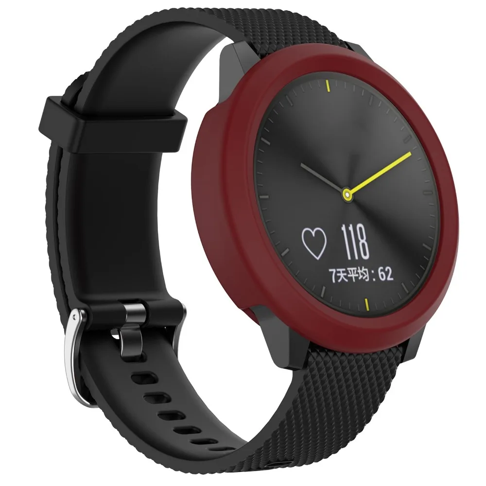 XBERSTAR силиконовый защитный кожаный чехол для Garmin Vivomove HR Smartwatch Оболочка Чехол s резиновый рукав протектор