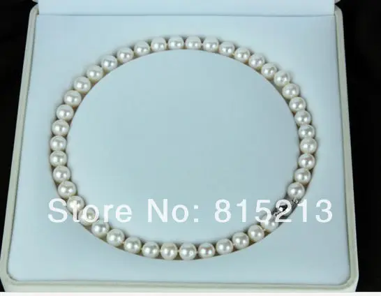 

ddh001214 10-11MM SOUTH SEA GENUINE PERFECT ROUND AAA WHITE PEARL NECKLACE 14K