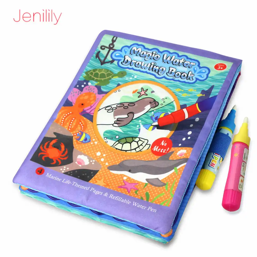 Download 4 Styles Children Magic Water Drawing Book Coloring Book Doodle With Magic Pen Painting Drawing Board Learning Toys For Kids Drawing Toys Aliexpress