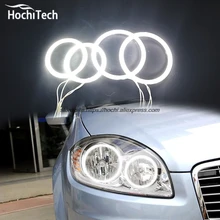 HochiTech ccfl ангельские глазки комплект белый 6000k ccfl halo кольца фары для Fiat Linea 2007 2008 2009 2010 2011 2012 2013